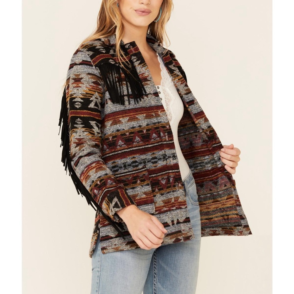 Fringe Aztec jacket